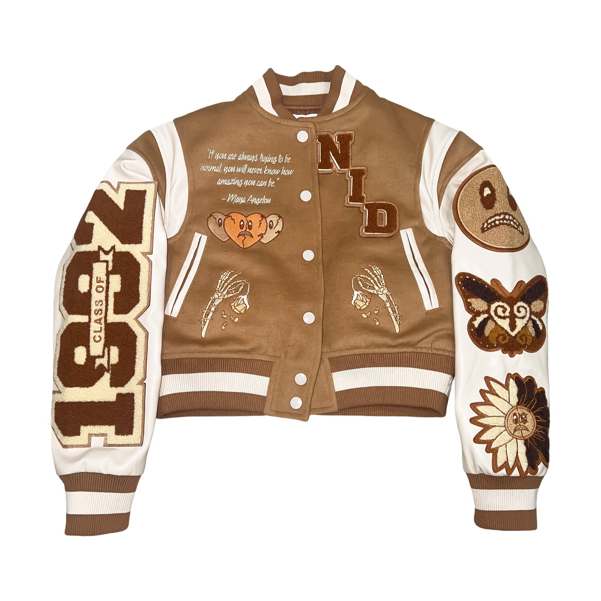 NiD University Sepia Jacket CROPPED – TheBlvkSheep Shop