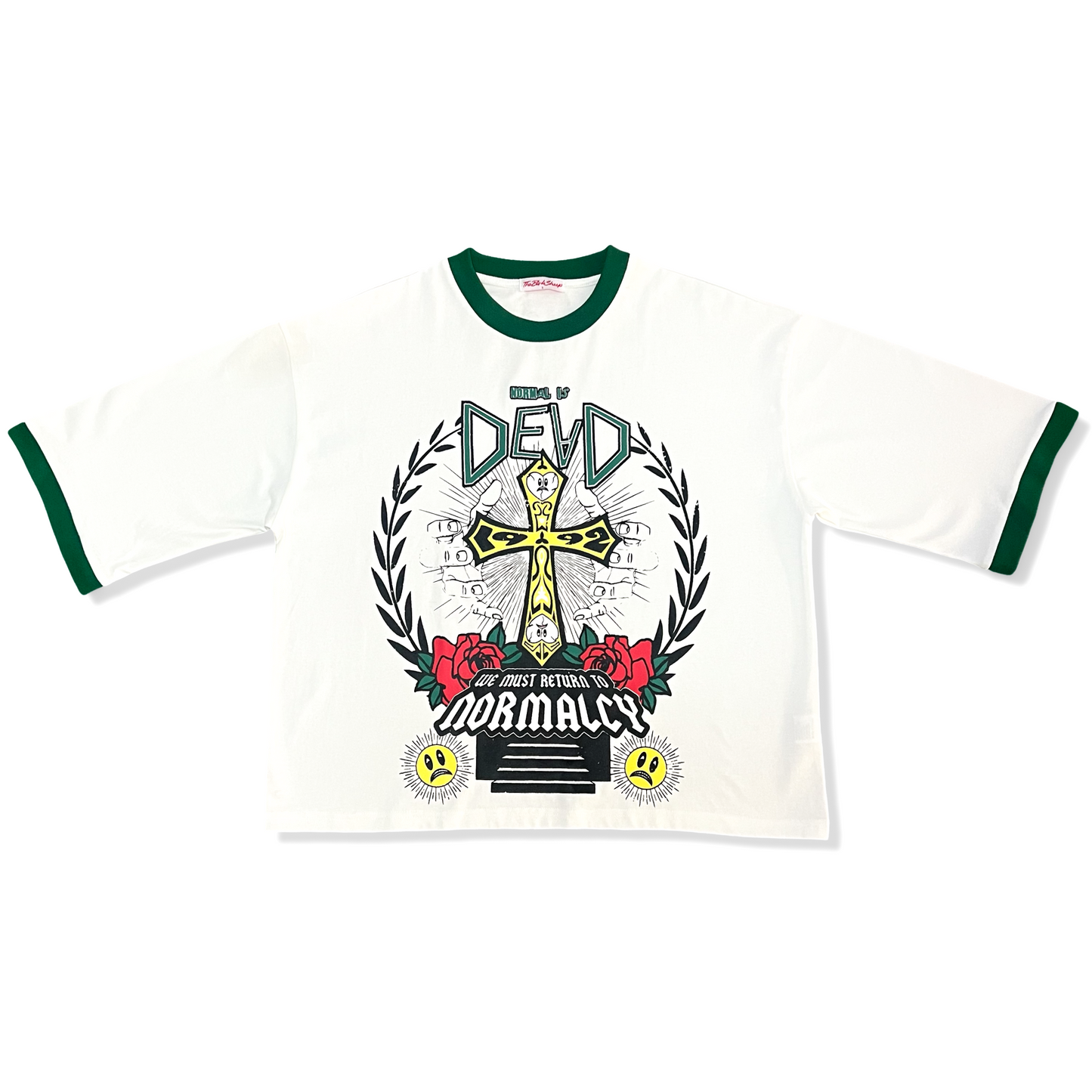 Revival Ringer Tee - White