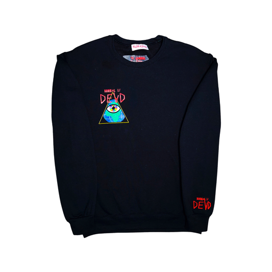 NormalisDead Phase 3 Black Crewneck